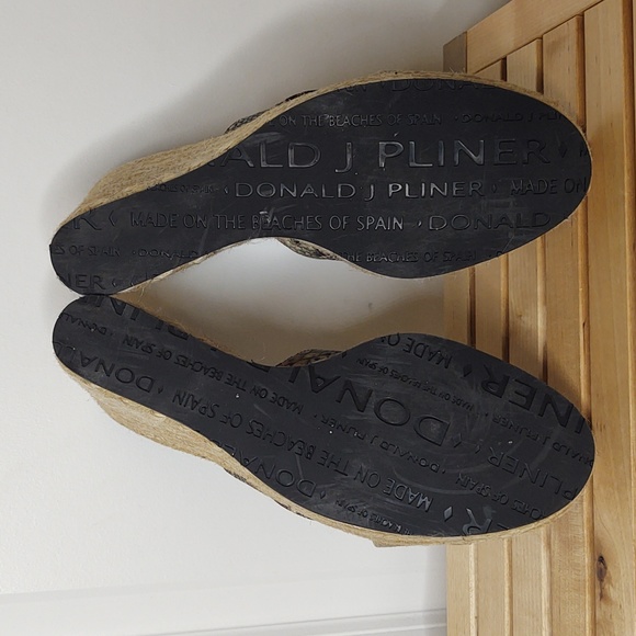 Donald Pliner Wedge Snakeskin Pattern Espadrilles 10M, 🆕 in box. - Picture 9 of 16